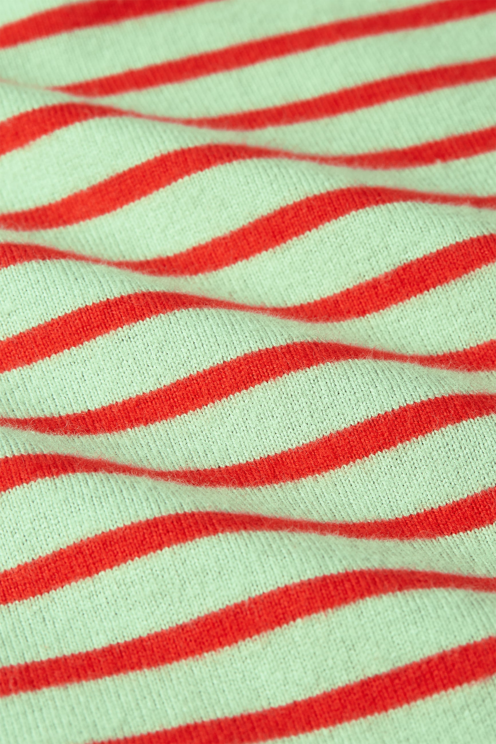King Louie Boatneck Top Britney Stripe #farve_sprucestone-mint