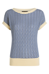 King Louie Boatneck Top Tide #farve_bluing