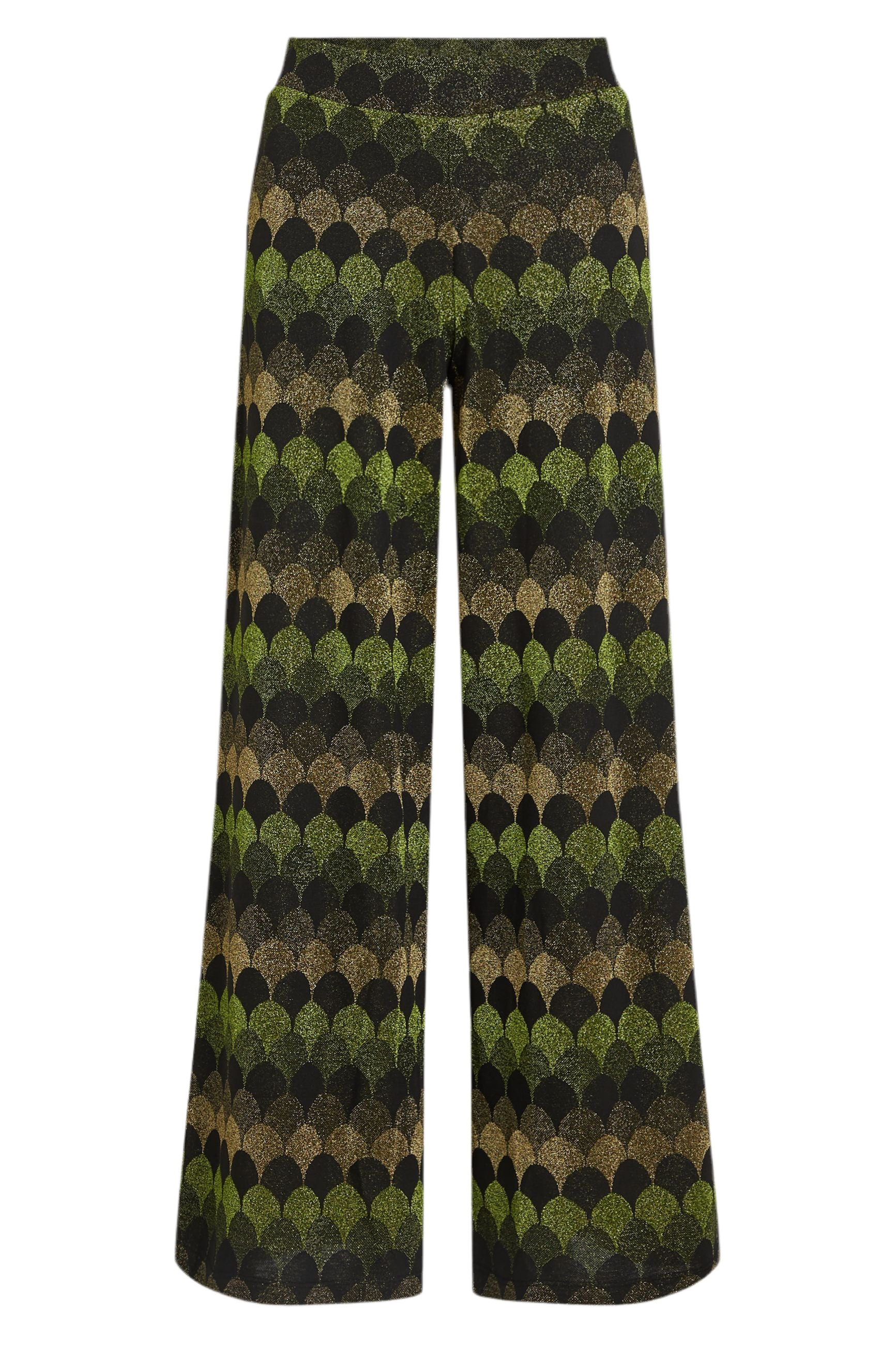 King Louie Border Pallazzo Pants Diva Jacquard