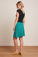 King Louie Border Skirt Milano Uni #farve_kayaking-green
