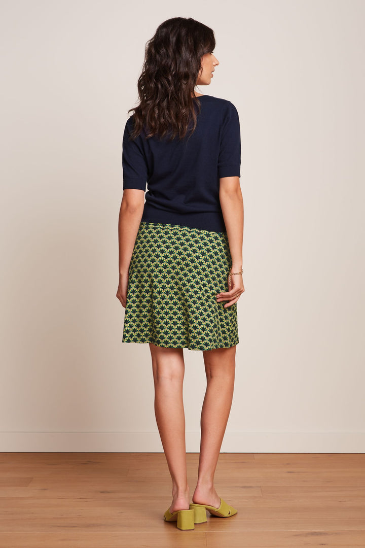 King Louie Border Skirt Touche #farve_beacon-blue