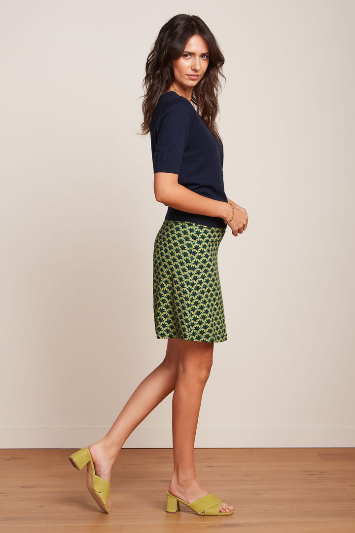 King Louie Border Skirt Touche #farve_beacon-blue