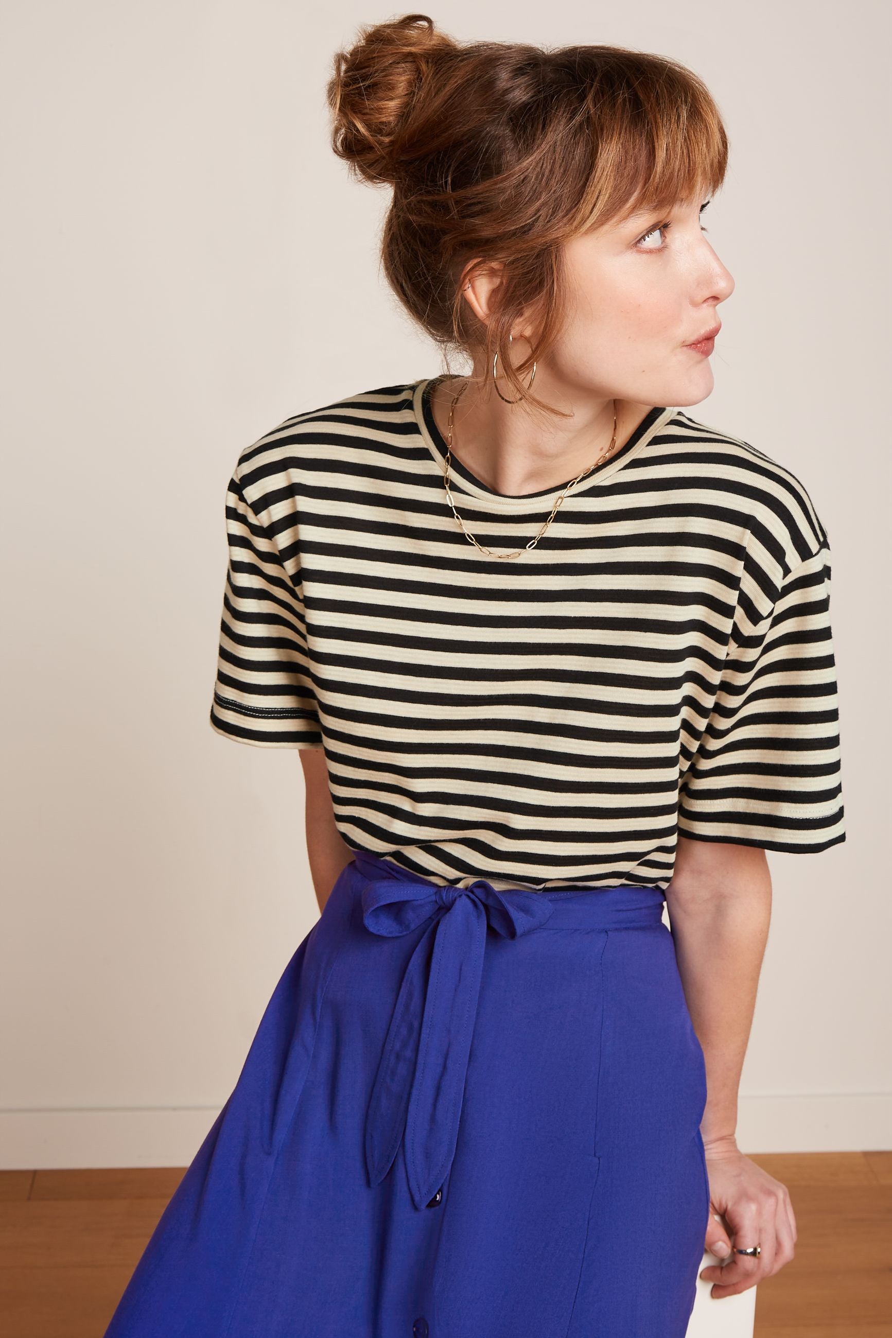 King Louie Boxy Top Chopito Stripe #farve_black