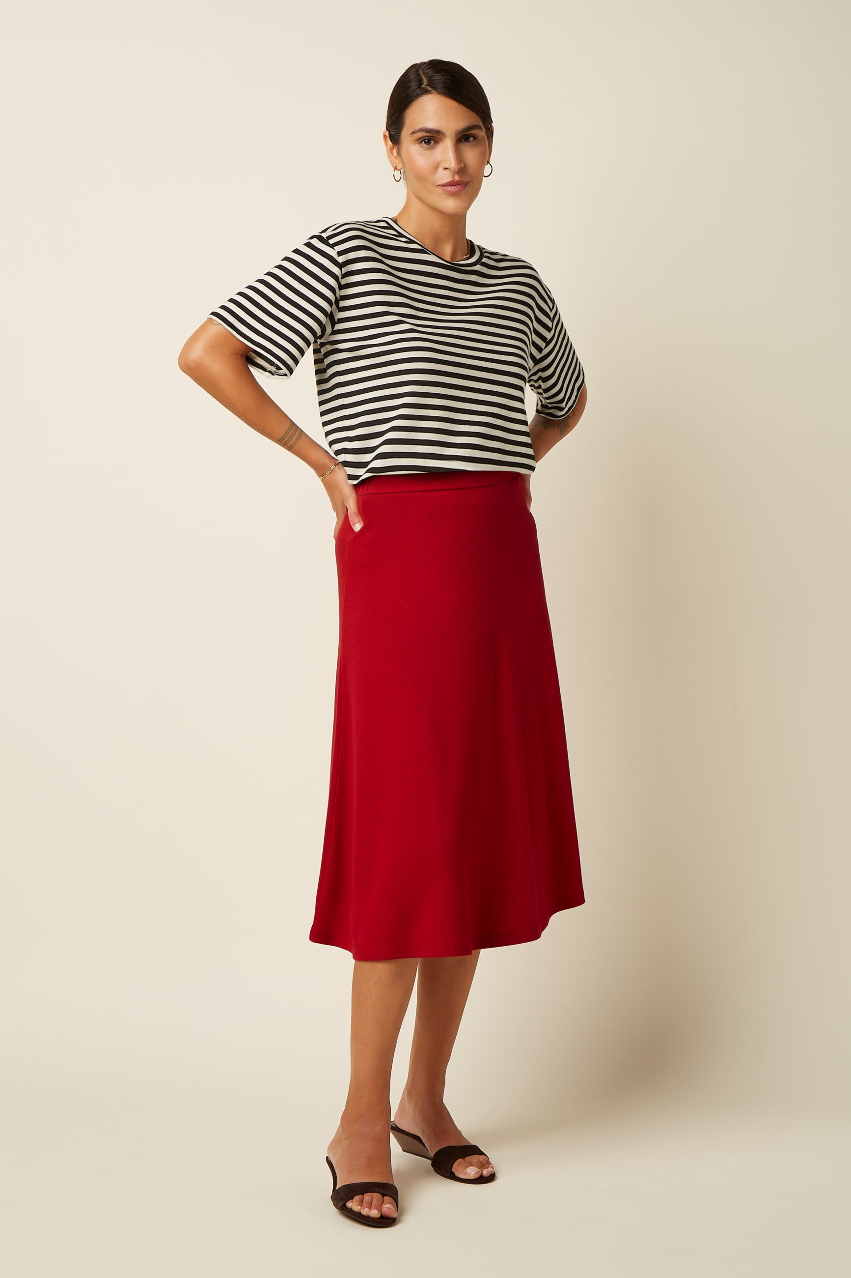 King Louie Boxy Top Chopito Stripe