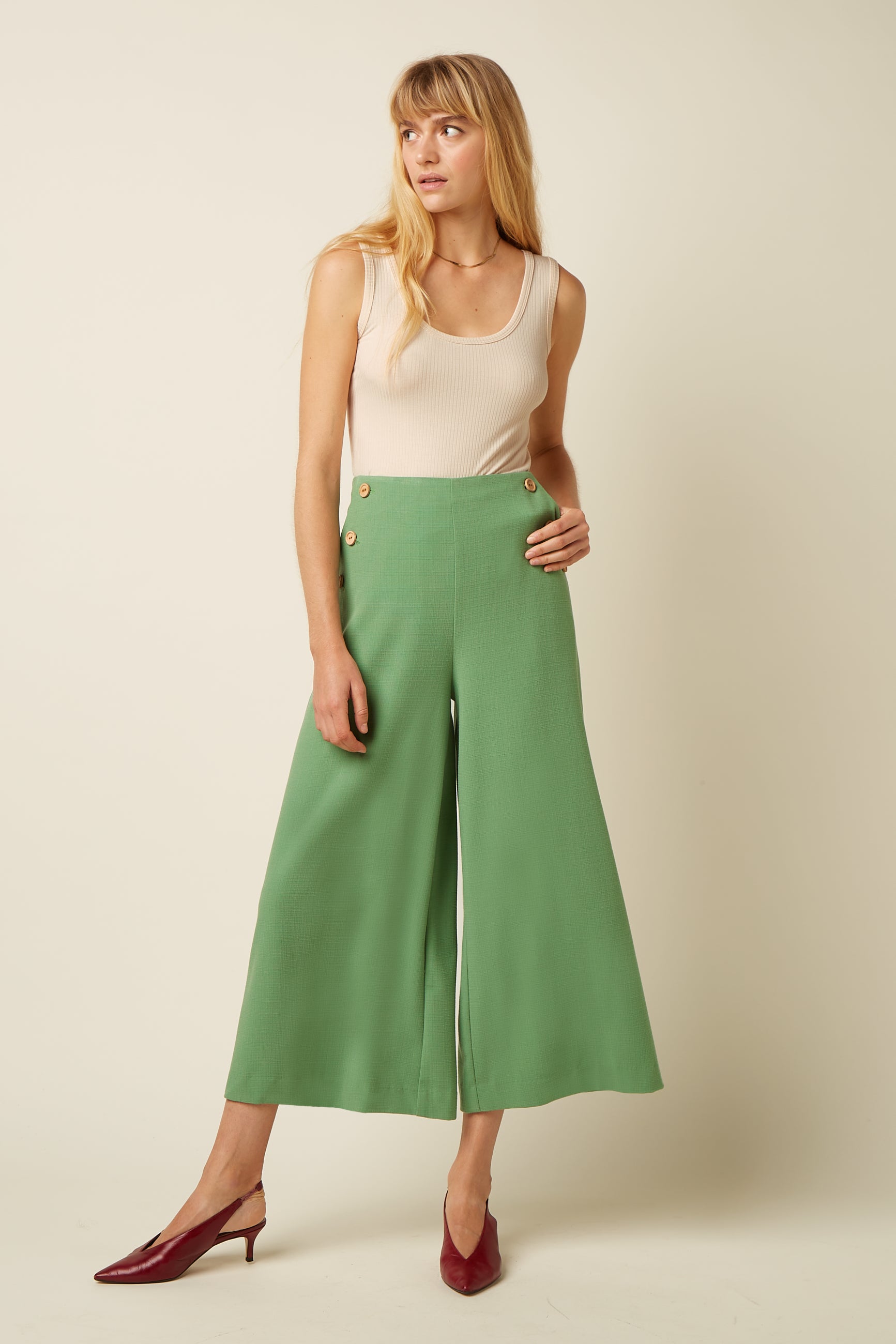 King Louie Brigitta Camisole Uni Rib