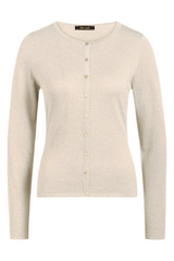 King Louie Cardigan Roundneck Cocoon - Cream Sophies.dk #farve_cream