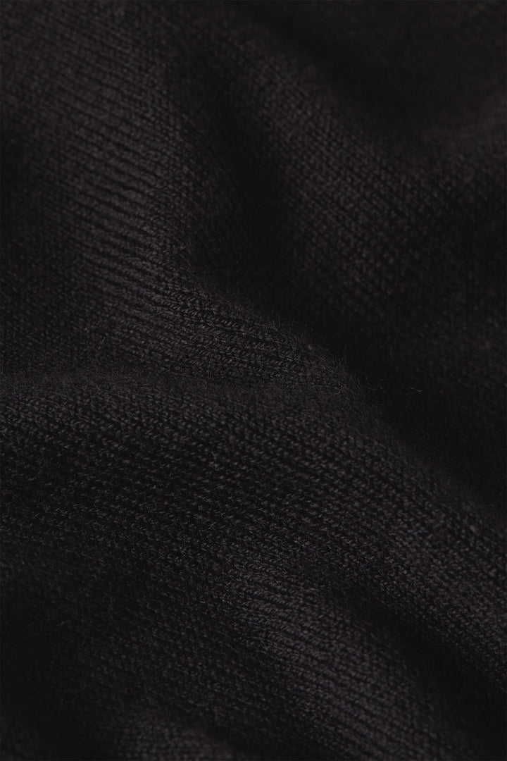 King Louie Cardigan Roundneck Cocoon - Black Sophies.dk #farve_black