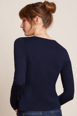 King Louie Cardigan Roundneck Cocoon - Blue Sophies.dk #farve_blue