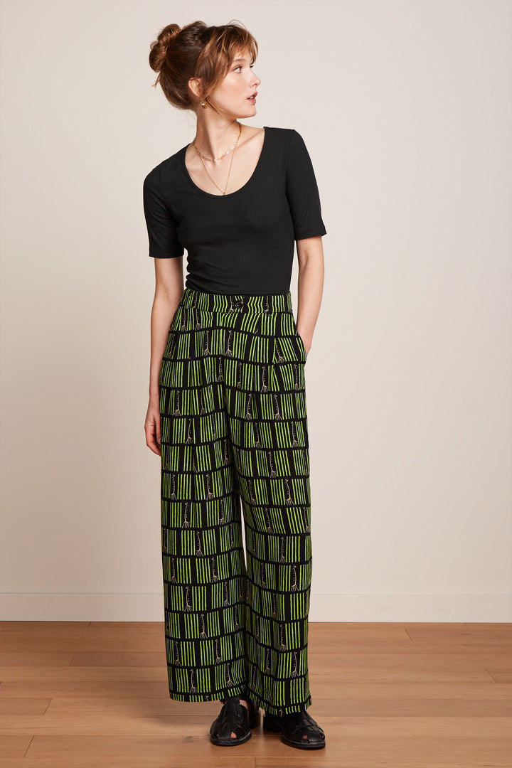 King Louie Carice Top Uni Rib #farve_black