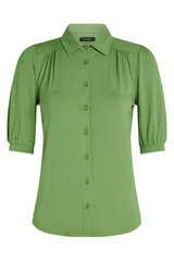 King Louie Carina Blouse Viscose Light #farve_shade-green
