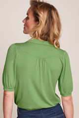 King Louie Carina Blouse Viscose Light #farve_shade-green