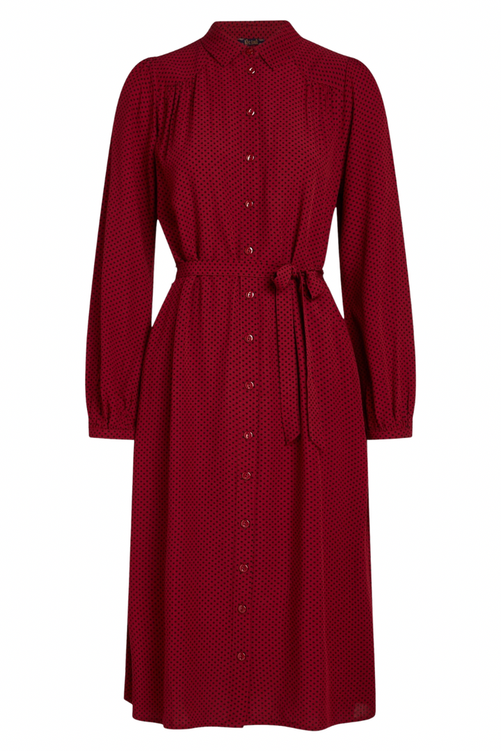 King Louie Carina Dress Piper #farve_cabernet-red