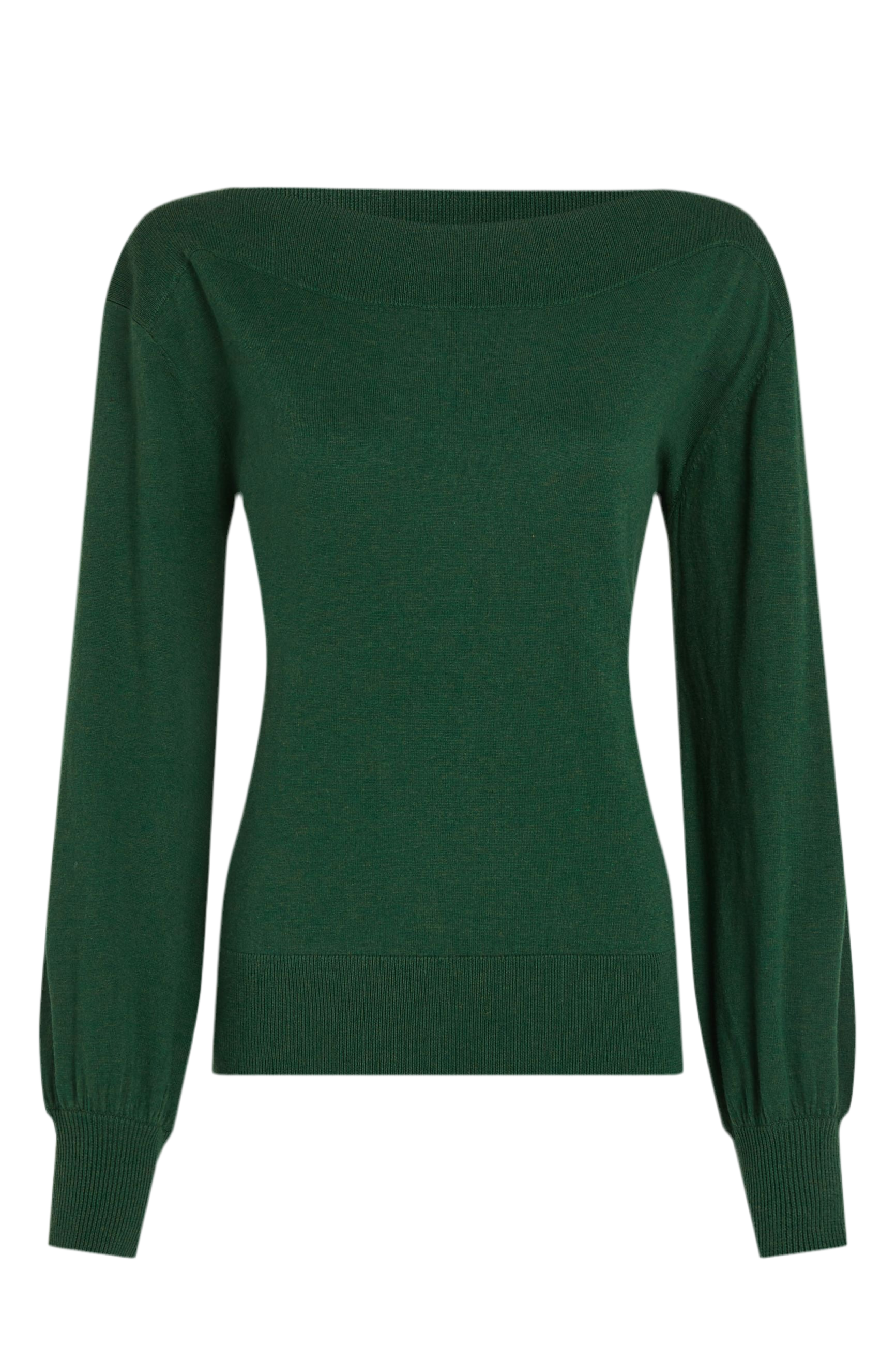 King Louie Cybil Top Cocoon #farve_forest-green