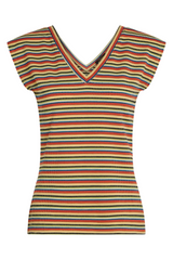 King Louie Double V Top Beebop Stripe