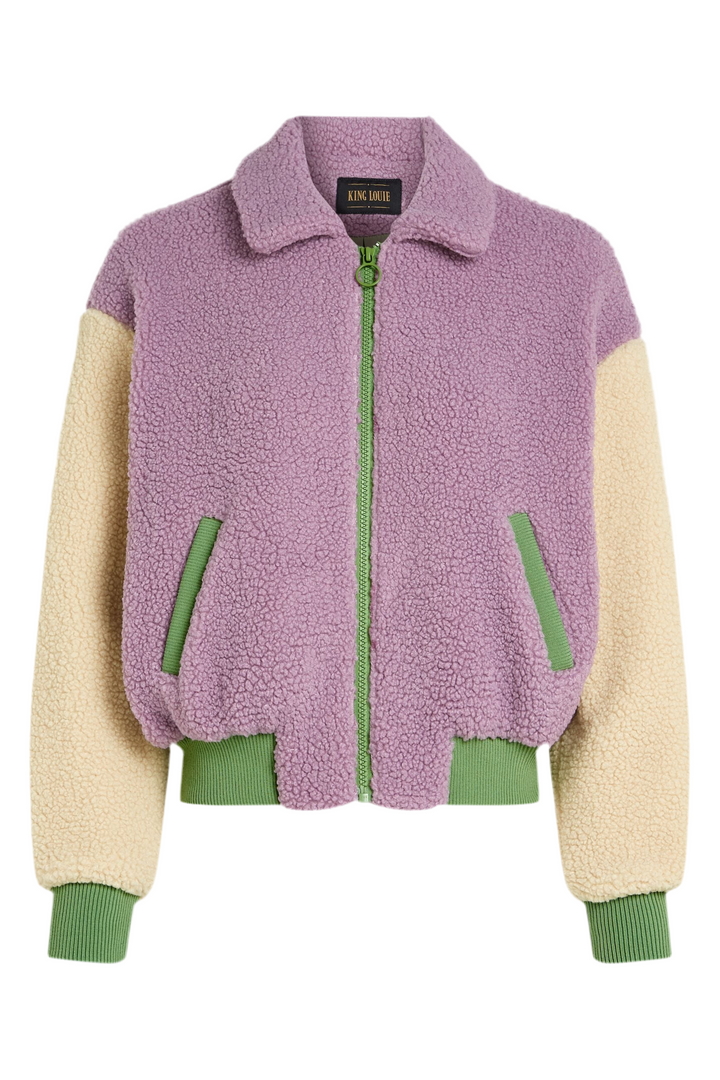 King Louie Fay Jacket Teddy #farve_sheer-lilac