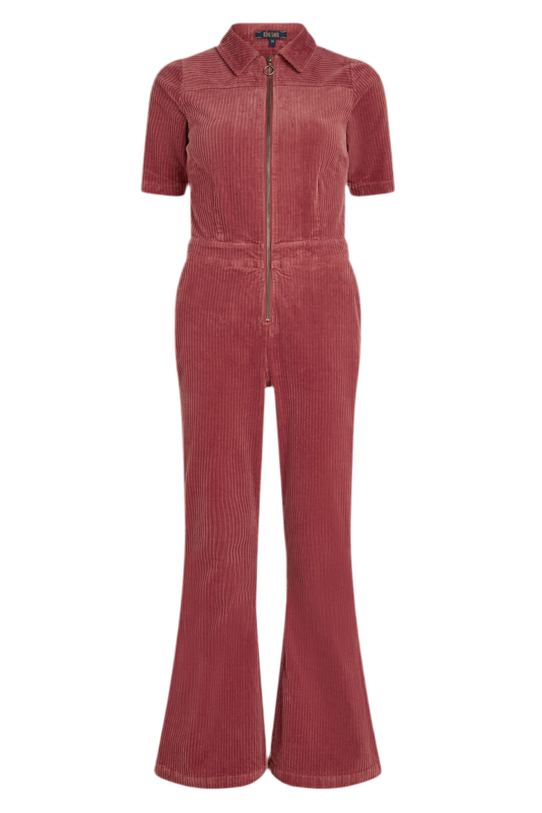 King Louie Garbo Flare Jumpsuit Corduroy