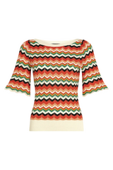 King Louie Ivy Top Wide Sleeve Le Roy