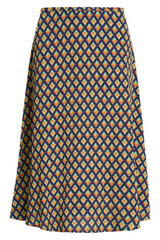 King Louie Juno Midi Skirt Pebble Woven