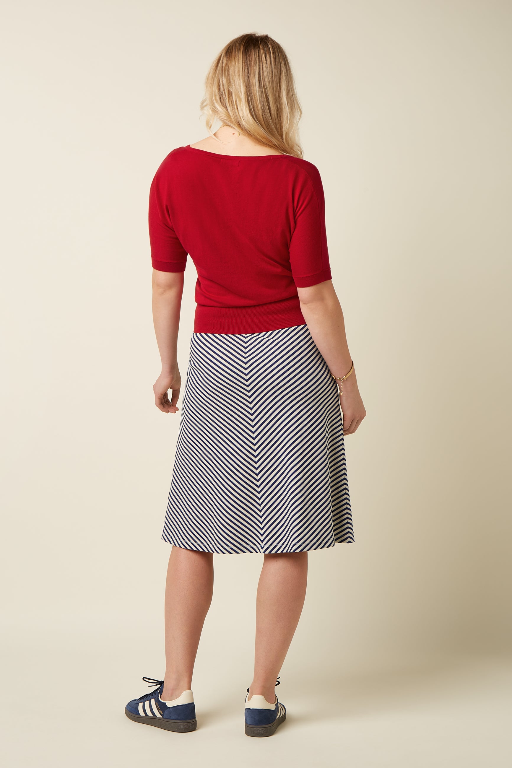 King Louie Juno Panel Skirt Mariniere Stripe