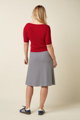 King Louie Juno Panel Skirt Mariniere Stripe