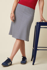 King Louie Juno Panel Skirt Mariniere Stripe