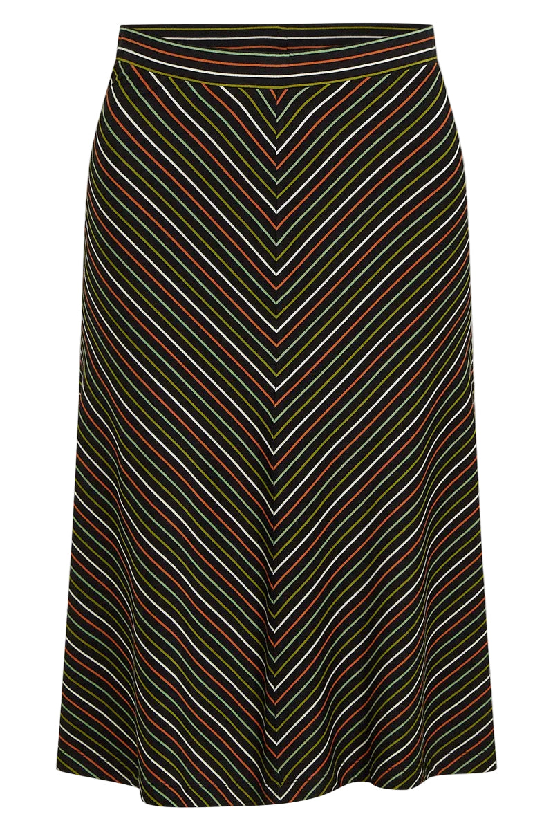 King Louie Juno Panel Skirt Menchini Stripe