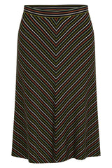 King Louie Juno Panel Skirt Menchini Stripe