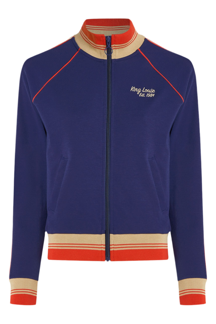 King Louie Lila Coljack Miami Sweat #farve_beacon-blue