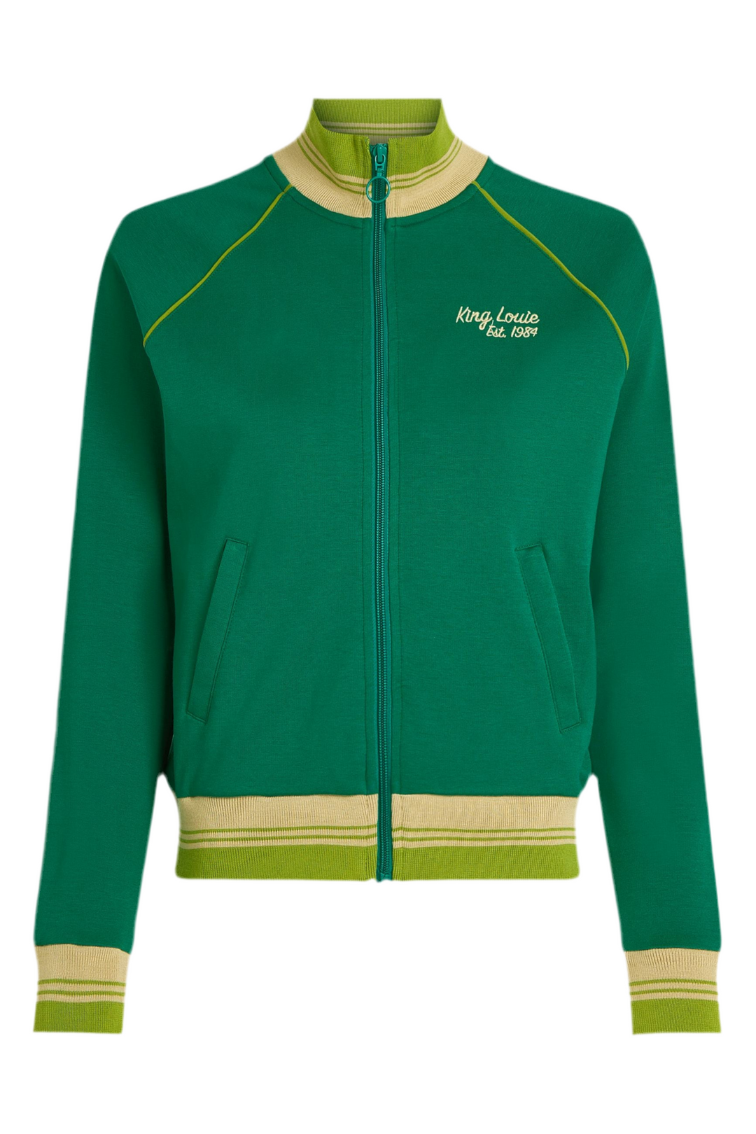King Louie Lila Coljack Miami Sweat #farve_nile-green