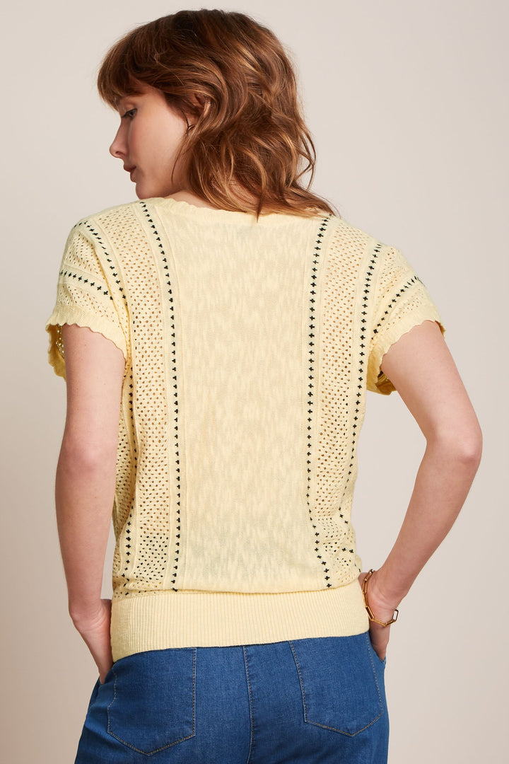 King Louie Lyra Top Marea Reed Yellow #farve_reed-yellow