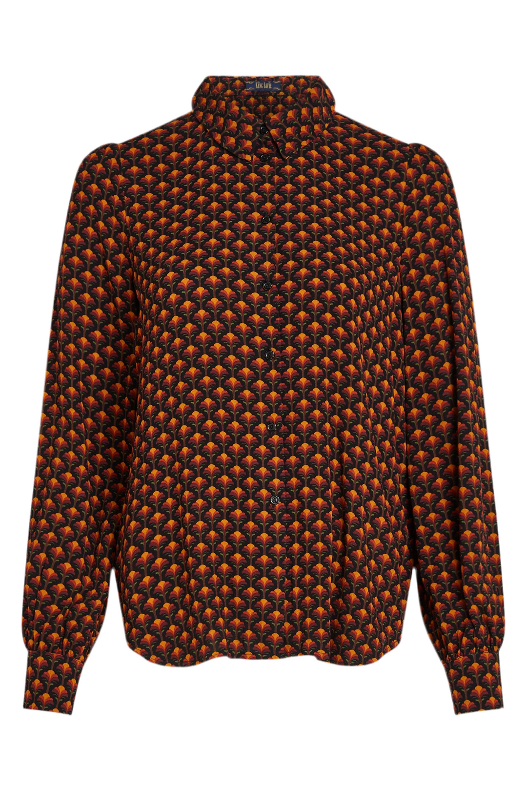 King Louie Maisie Blouse Mayfield #farve_beet-red