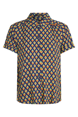 King Louie Maisie Blouse Pebble Woven