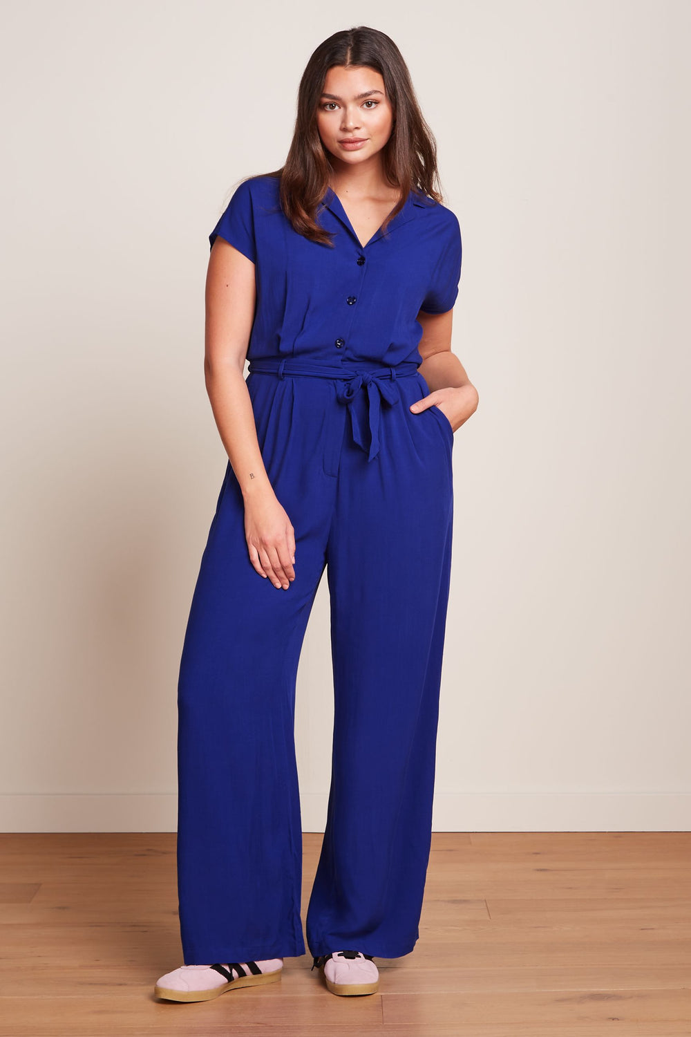 King Louie Maria Jumpsuit Atomic #farve_bluing