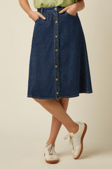 King Louie Marie Skirt Playa Denim
