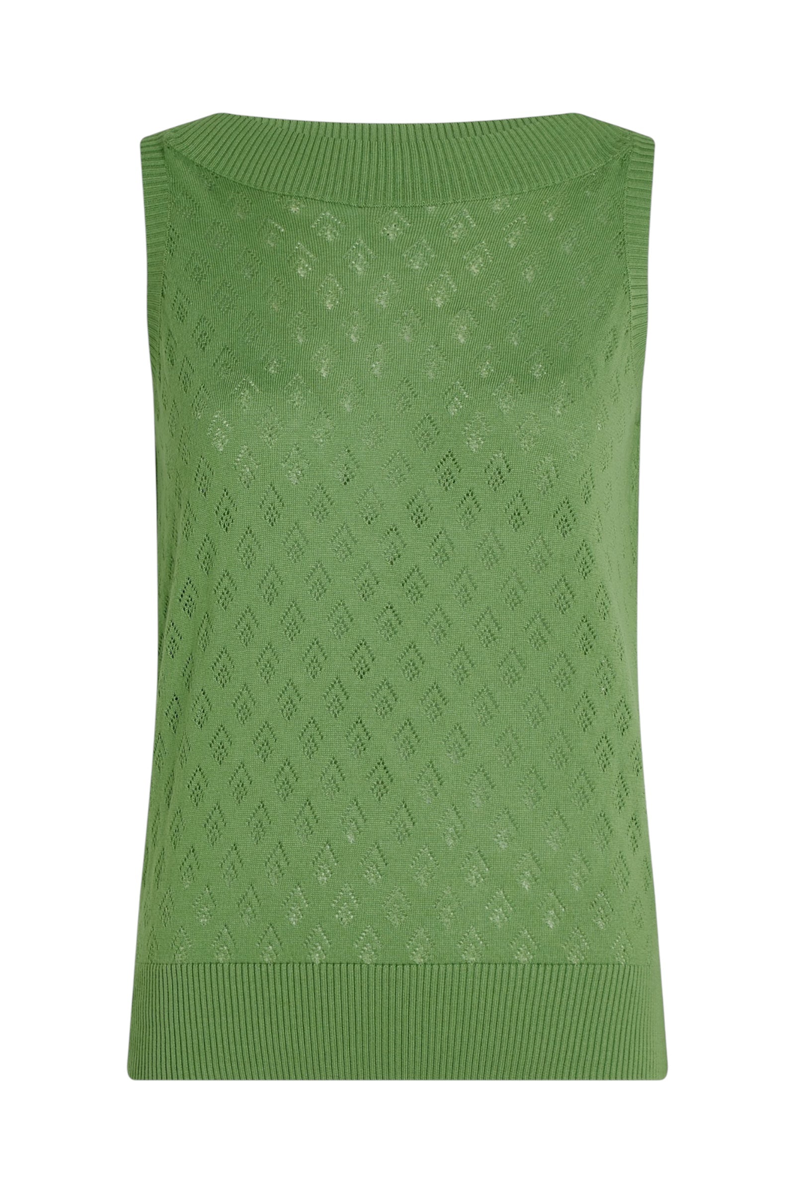 King Louie Nicky Top Mateo Knit Jade Green #farve_jade-green