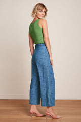 King Louie Nicky Top Mateo Knit Jade Green #farve_jade-green