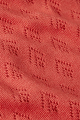 King Louie Nicky Top Mateo Knit Tweed Orange #farve_tweed-orange
