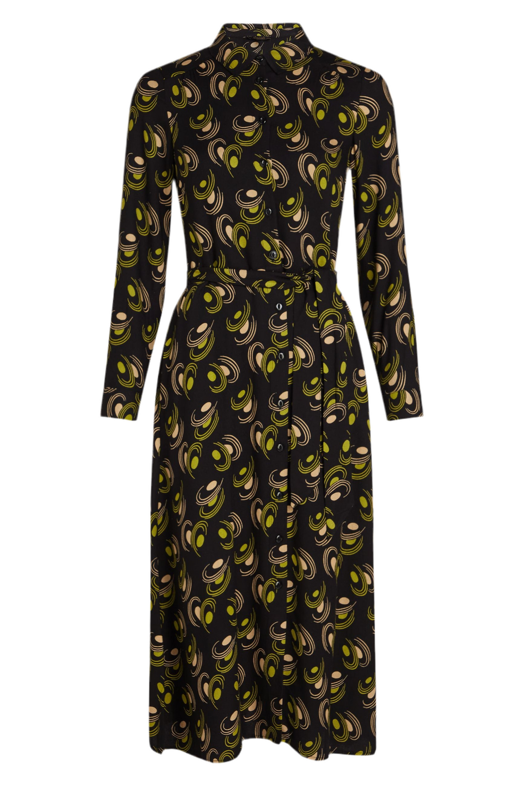 King Louie Olive Midi Dress Beat