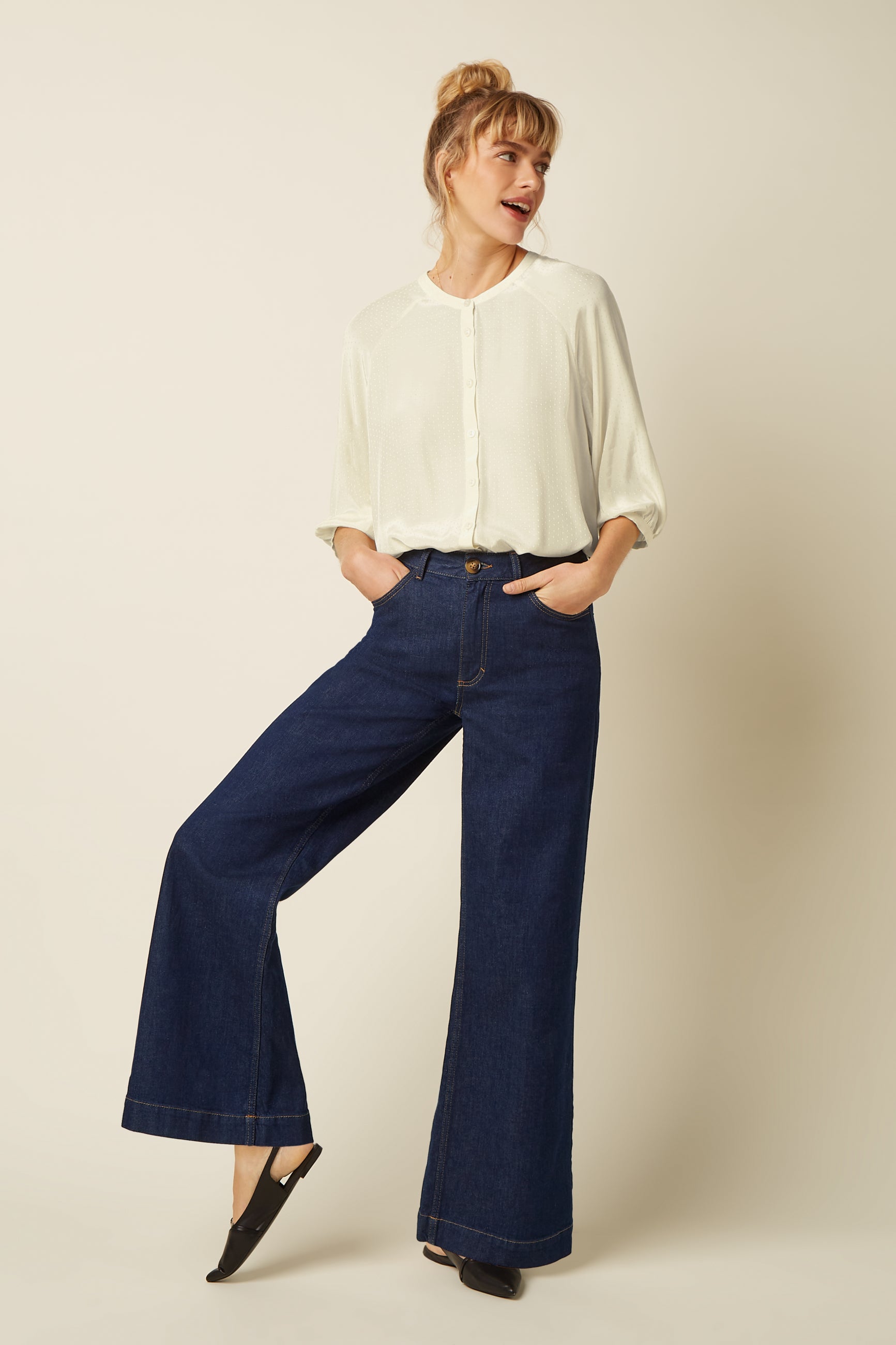 King Louie Paige Pants Onyx Denim