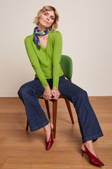 King Louie Scarf Satin Jiggy #farve_black