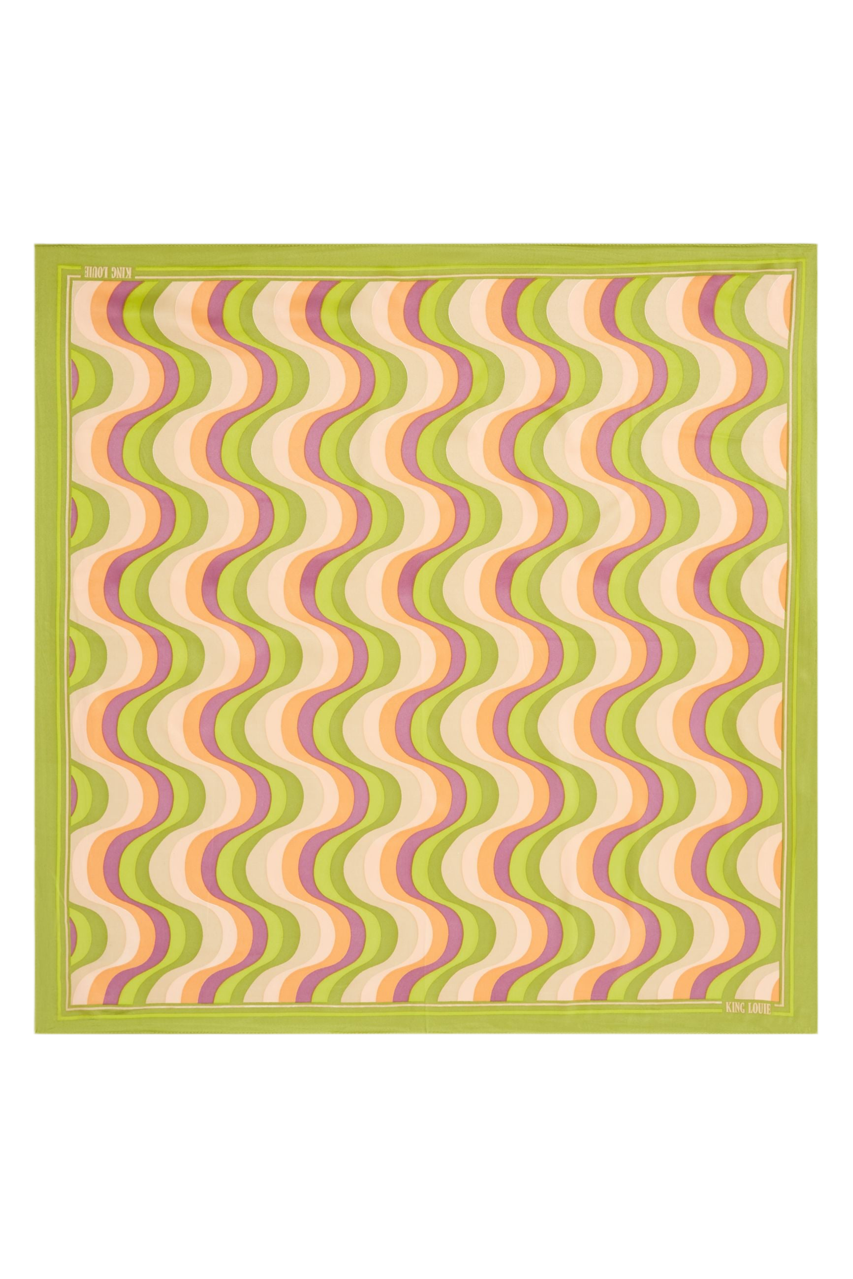 King Louie Scarf Satin Jiggy #farve_dark-citron