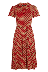 King Louie Sheeva Dress Touche #farve_true-red