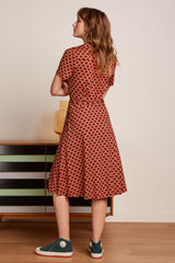 King Louie Sheeva Dress Touche #farve_true-red