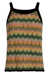 King Louie Sofie Top Penny Zigzag