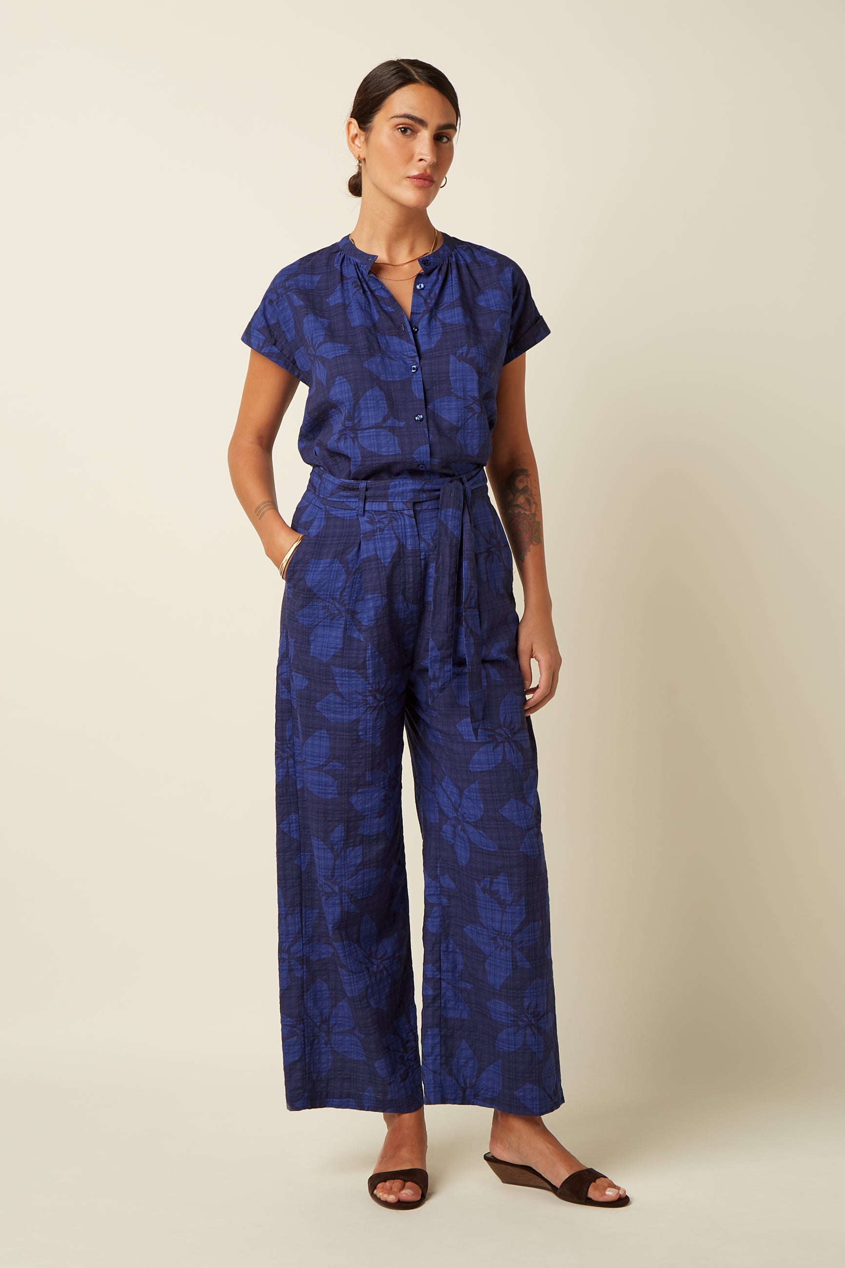 King Louie Stella Blouse Saline