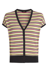 King Louie V-Button Top Rocca