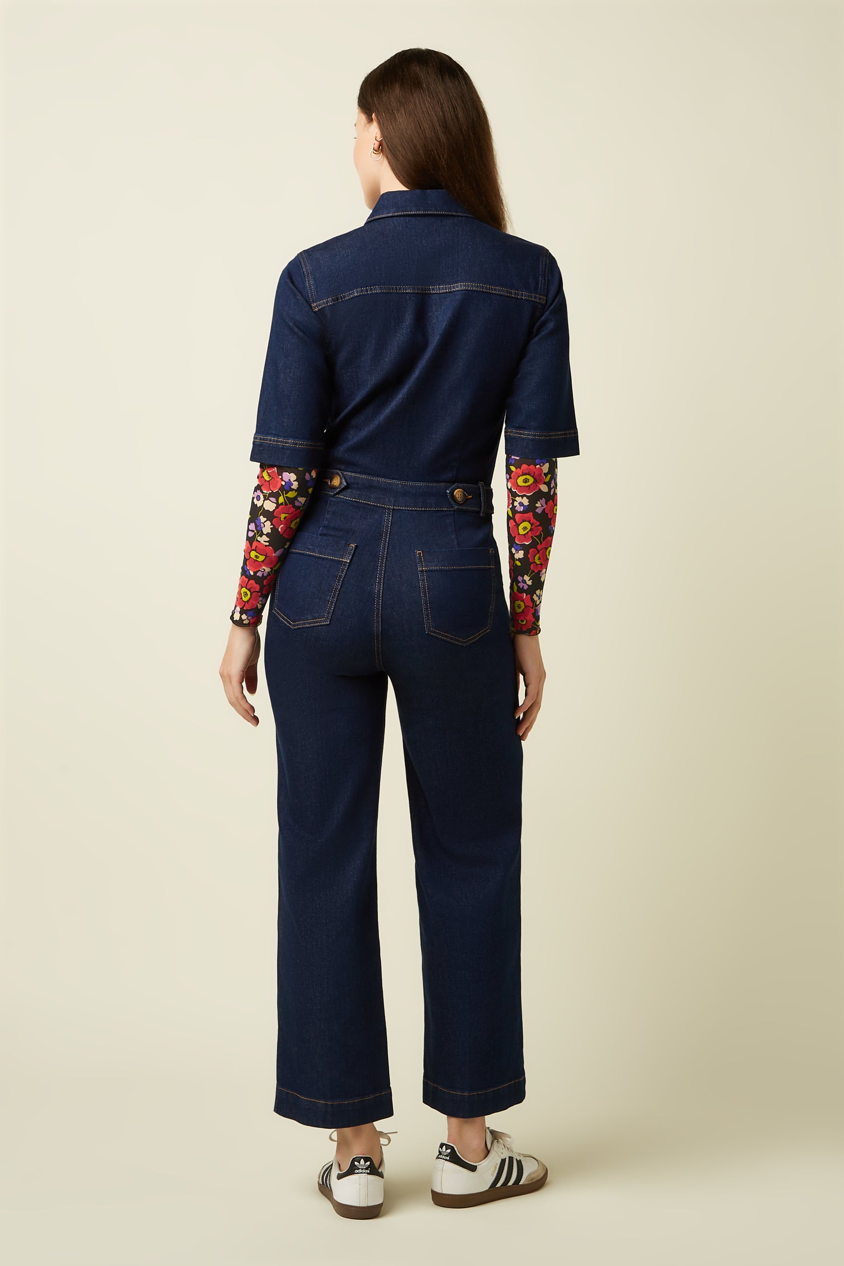 King Louie Zip Jumpsuit Onyx Denim