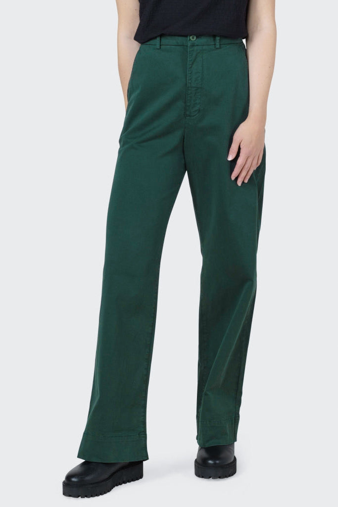 Klitmøller Lydia Pant Moss Green #farve_moss-green