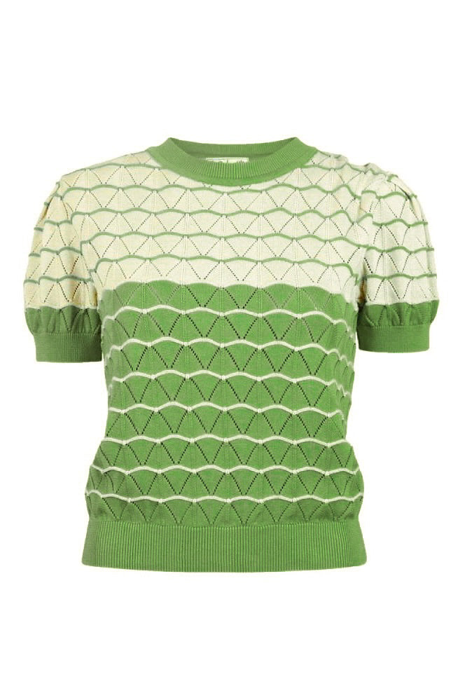 Palava Eve Knitted Top Green Shell #farve_green-shell