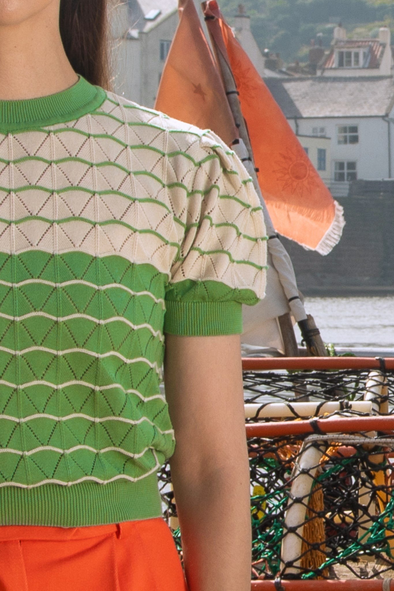 Palava Eve Knitted Top Green Shell #farve_green-shell